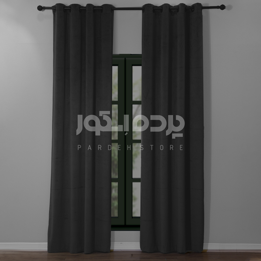 پرده مخمل اماده